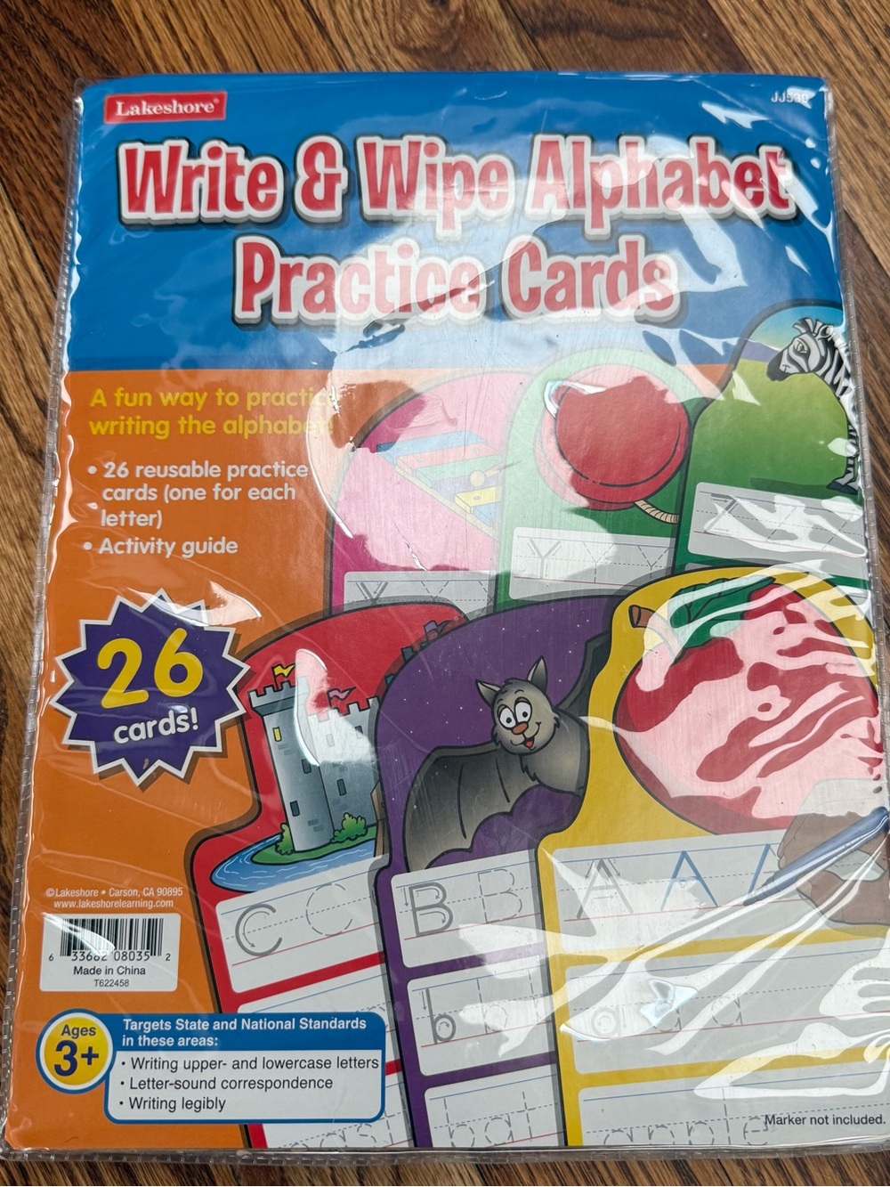 Lakeshore Learning Write & Wipe Alphabet Practice Cards